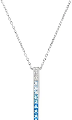 Bijou Brigitte Silver Moments|Ketten 925Er Silber>Kette - Zirkonia Moment blau, silber