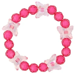 Bijou Brigitte Kinderschmuck>Kinder Armband - Pink Butterfly rosa, pink