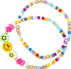 Bijou Brigitte Kinderschmuck|Bunte Armbänder>Kinder Arm-Set - Happy Pearls mehrfarbig