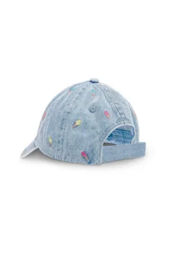 Bijou Brigitte Kinderschmuck>Kinder Cap - Jeans Ice blau