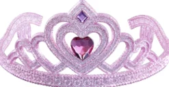Bijou Brigitte Kinderschmuck>Kinder Diadem - Pink Princess rosa
