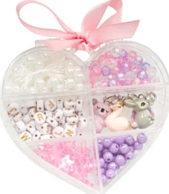 Bijou Brigitte Perlenschmuck|Kinderschmuck>Kinder DIY Set - Lovely Beads rosa, lila, weiß