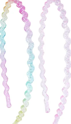 Bijou Brigitte Kinderschmuck|Haarreifen>Kinder Haarreifen-Set - Glitter Duo mehrfarbig