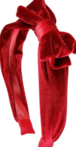 Bijou Brigitte Kinderschmuck|Haarreifen>Kinder Haarreif - Red Velvet rot