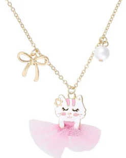 Bijou Brigitte Ketten Gold>Kinder Kette - Pink Ballet gold, pink