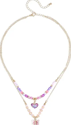 Bijou Brigitte Layering-Ketten|Kinderschmuck>Kinder Layering Kette - Special Pink rosa, lila