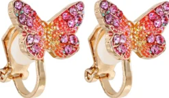 Bijou Brigitte Kinderschmuck|Ohrringe Gold>Kinder Ohrclips - Gleaming Spring gold, mehrfarbig