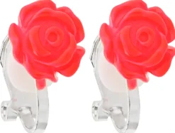 Bijou Brigitte Kinderschmuck|Clips>Kinder Ohrclips - Rose pink