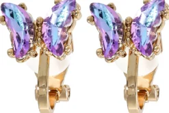 Bijou Brigitte Kinderschmuck|Ohrringe Gold>Kinder Ohrclips - Sparkling Spring gold, mehrfarbig