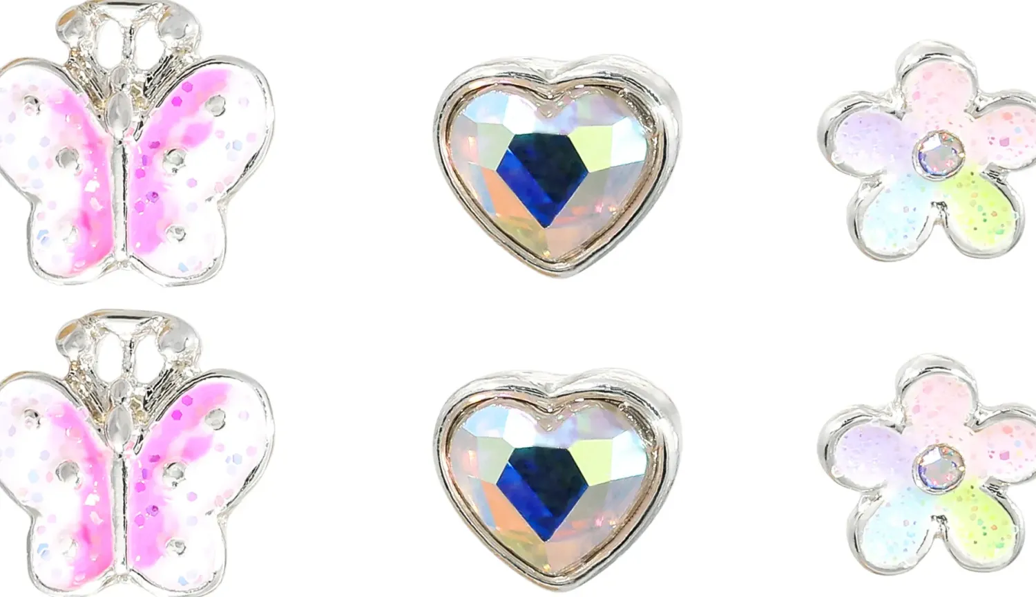 Bijou Brigitte Ohrstecker|Kinderschmuck>Kinder Ohrstecker-Set - Spring Trio mehrfarbig