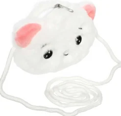 Bijou Brigitte Kinderschmuck>Kinder Tasche - Fluffy Cutie weiß