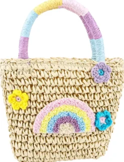 Bijou Brigitte Kinderschmuck|Kleine Taschen>Kindertasche - Pastel Rainbow beige, mehrfarbig