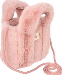 Bijou Brigitte Kinderschmuck>Kinder Tasche - Wonderful Furr rosa