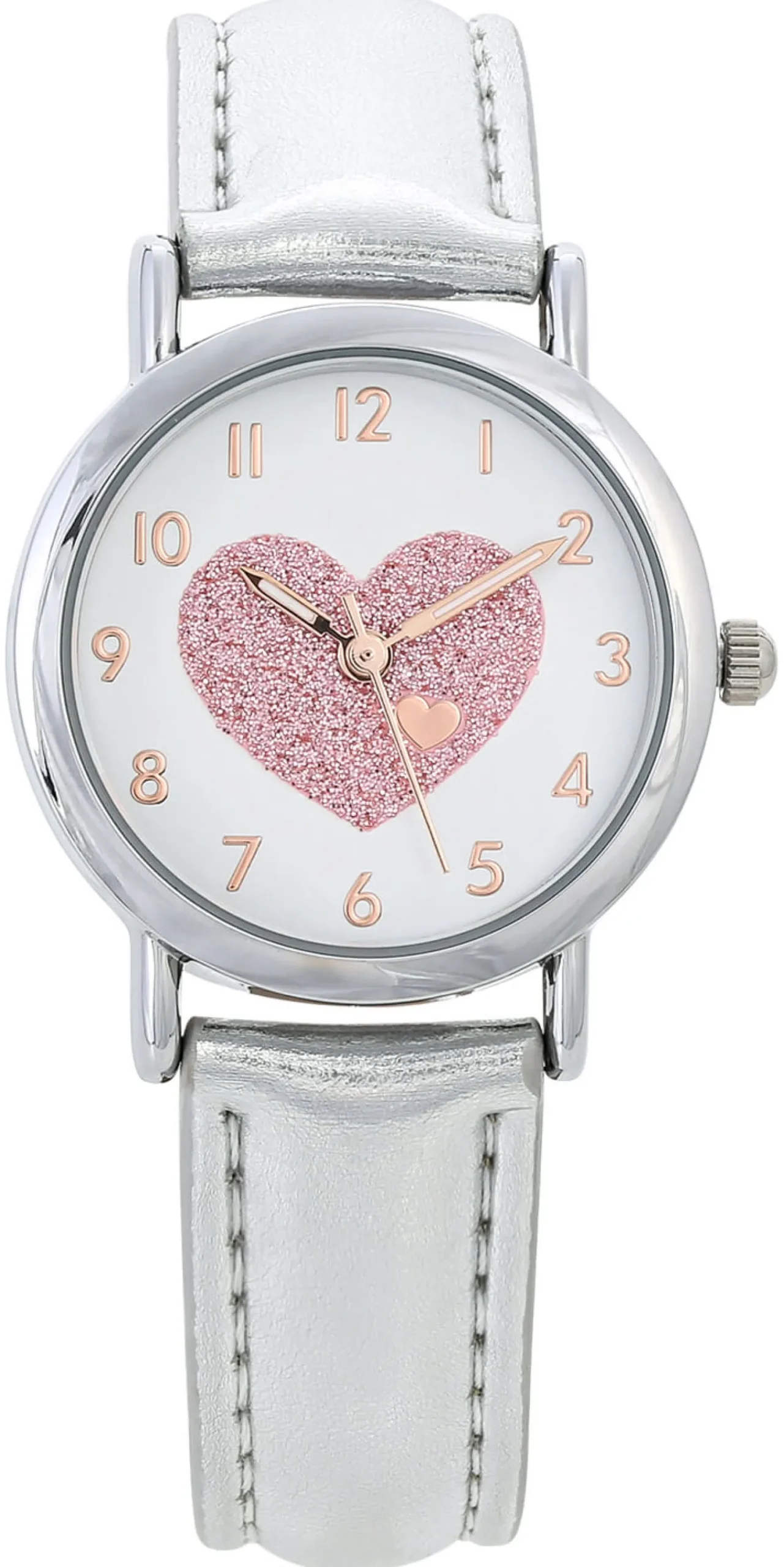 Bijou Brigitte Kinderschmuck|Uhren>Kinder Uhr - Glitter Heart mehrfarbig