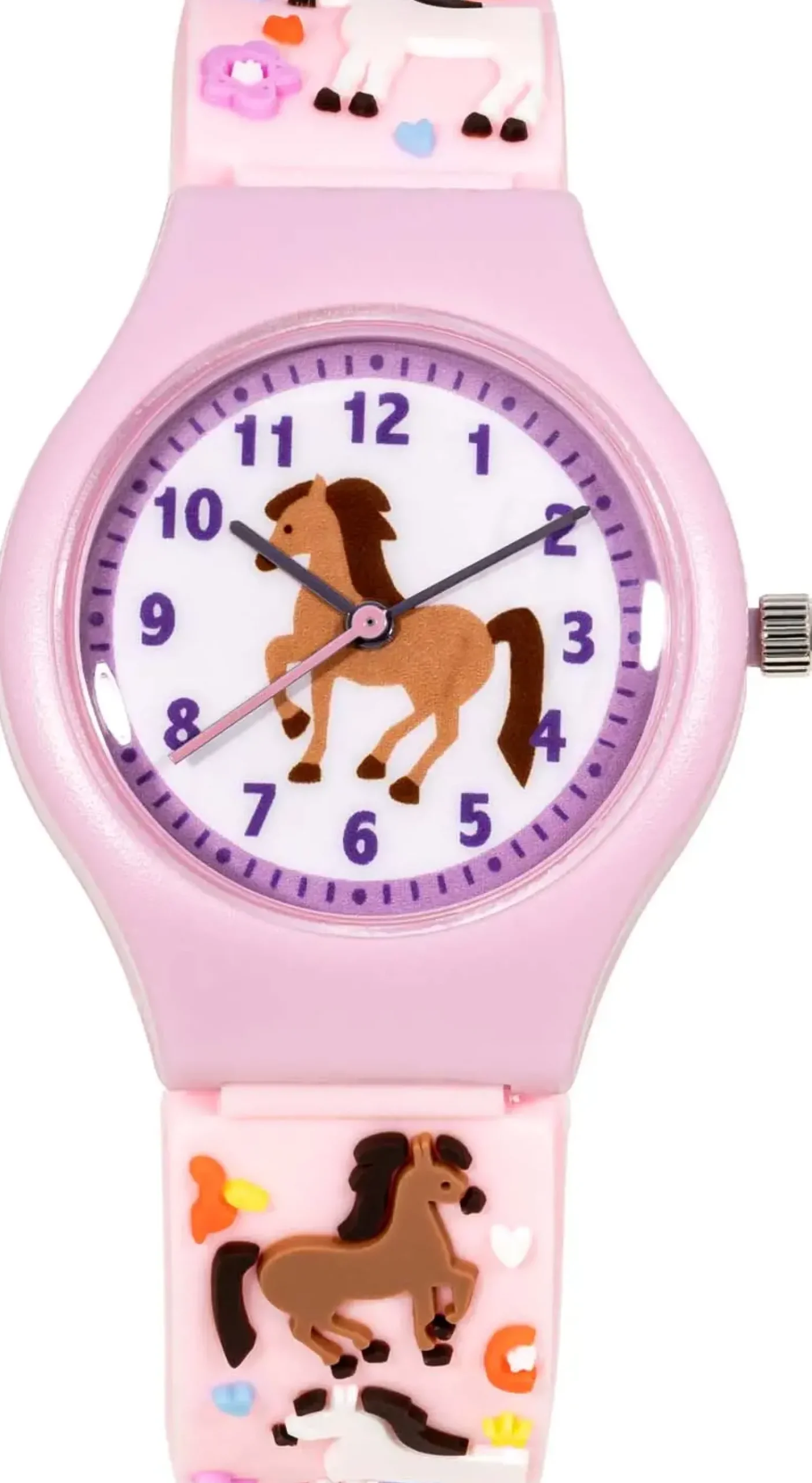Bijou Brigitte Kinderschmuck|Uhren>Kinderuhr - Lovely Hooves rosa, lila