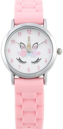 Bijou Brigitte Kinderschmuck|Uhren>Kinder Uhr - Sleeping Unicorn rosa