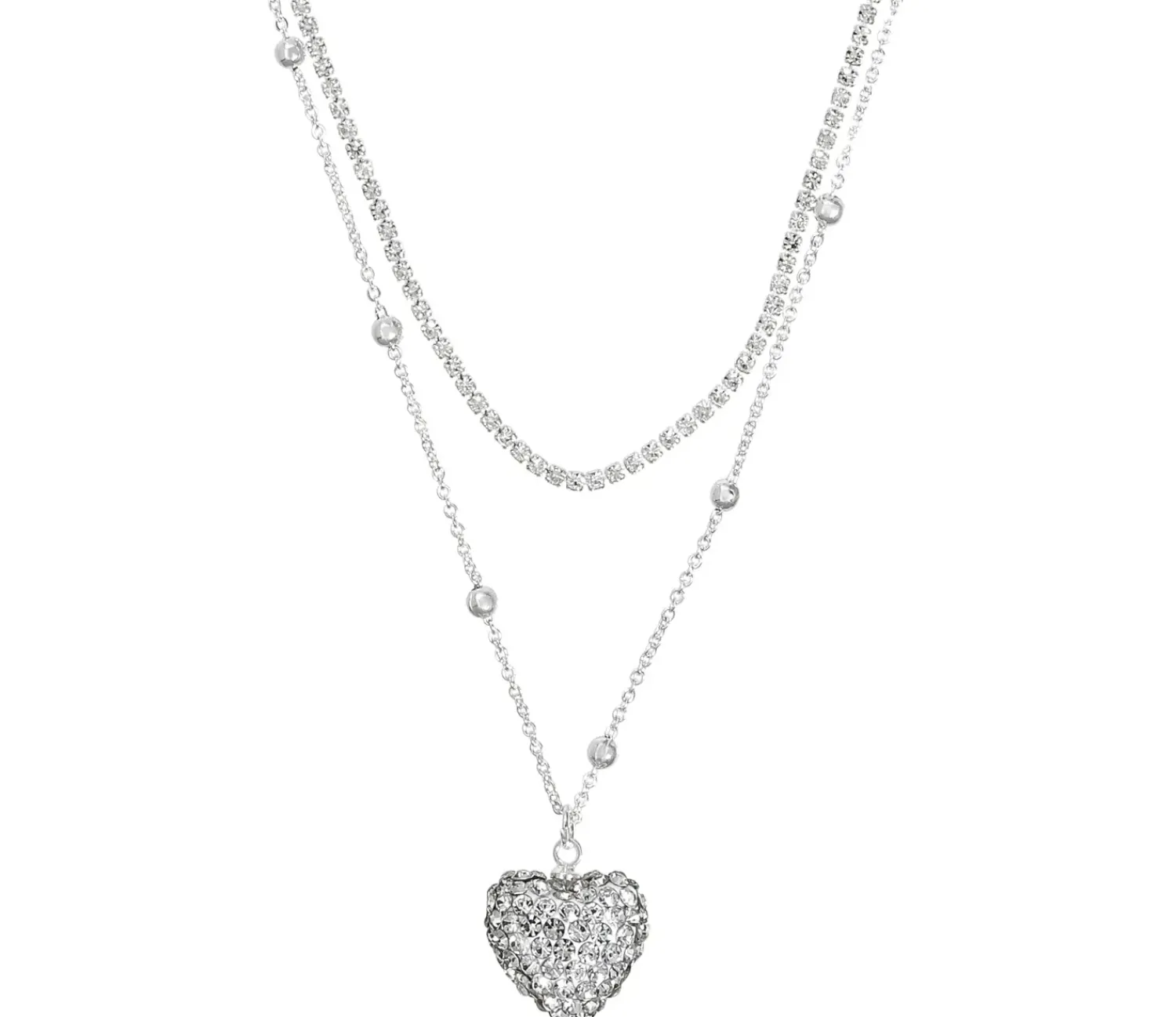 Bijou Brigitte Layering-Ketten|Für Bestimmte Personen>Layering-Kette - Adorable Heart silber