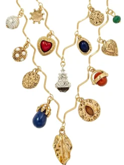 Bijou Brigitte Layering-Ketten|Ketten Gold>Layering Kette - Autumn Glow gold, mehrfarbig
