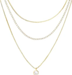 Bijou Brigitte Layering-Ketten|Basics>Layering Kette - Basic Trio gold