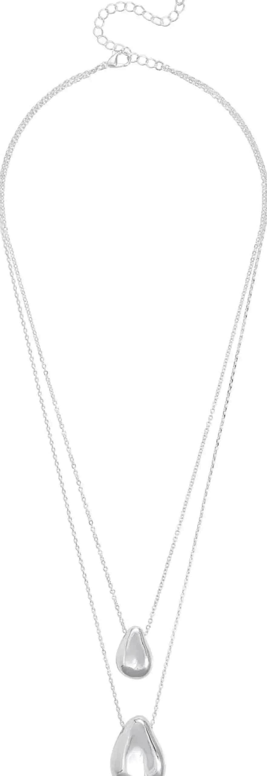 Bijou Brigitte Layering-Ketten>Layering Kette - Big Tear silber