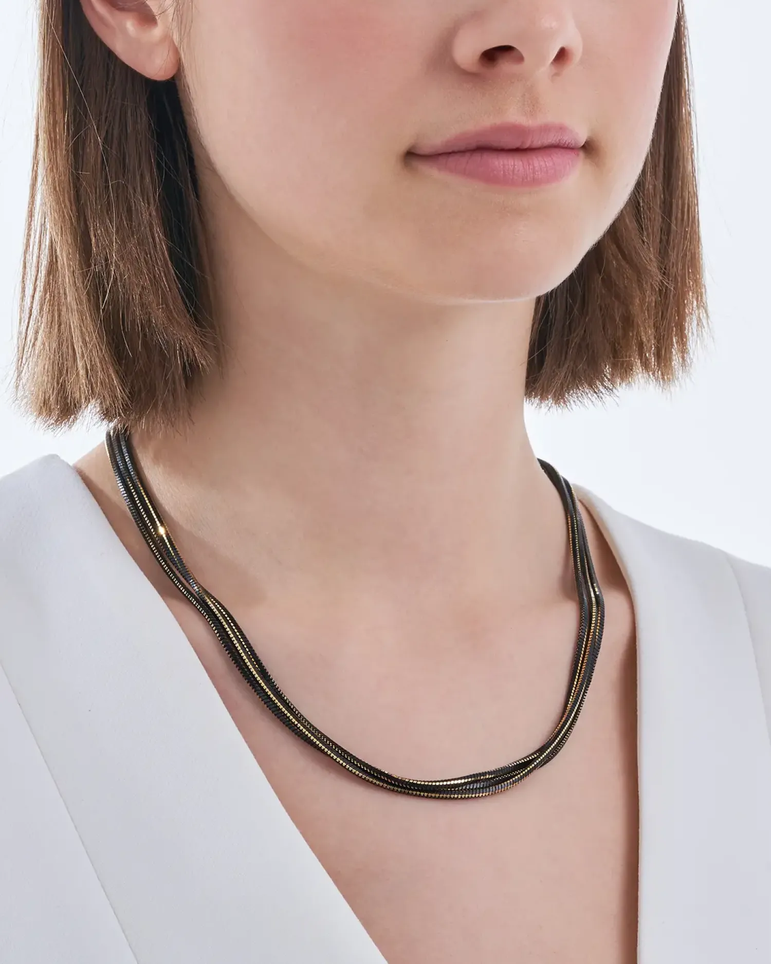 Bijou Brigitte Layering-Ketten>Layering Kette - Black Elegance schwarz