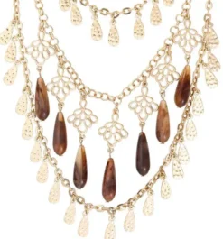 Bijou Brigitte Layering-Ketten|Boho-Schmuck>Layering Kette - Brown Boho braun, gold