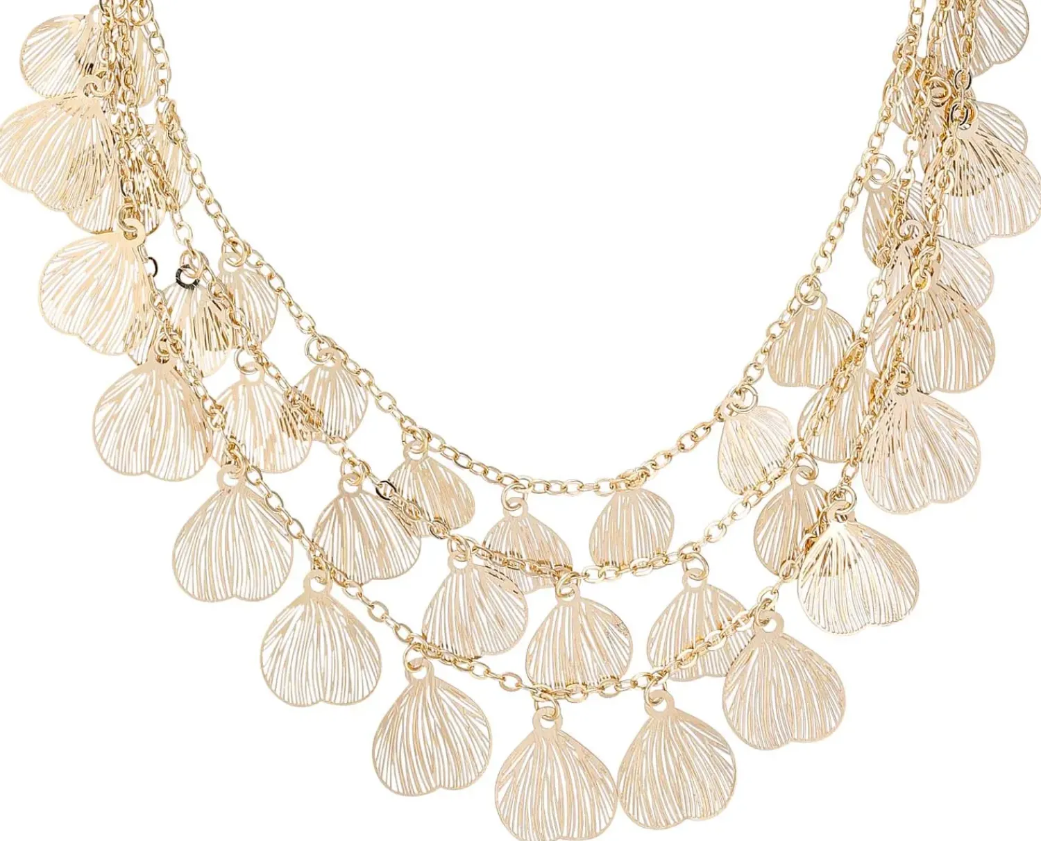 Bijou Brigitte Layering-Ketten|Statement-Ketten>Layering Kette - Charming Petals gold