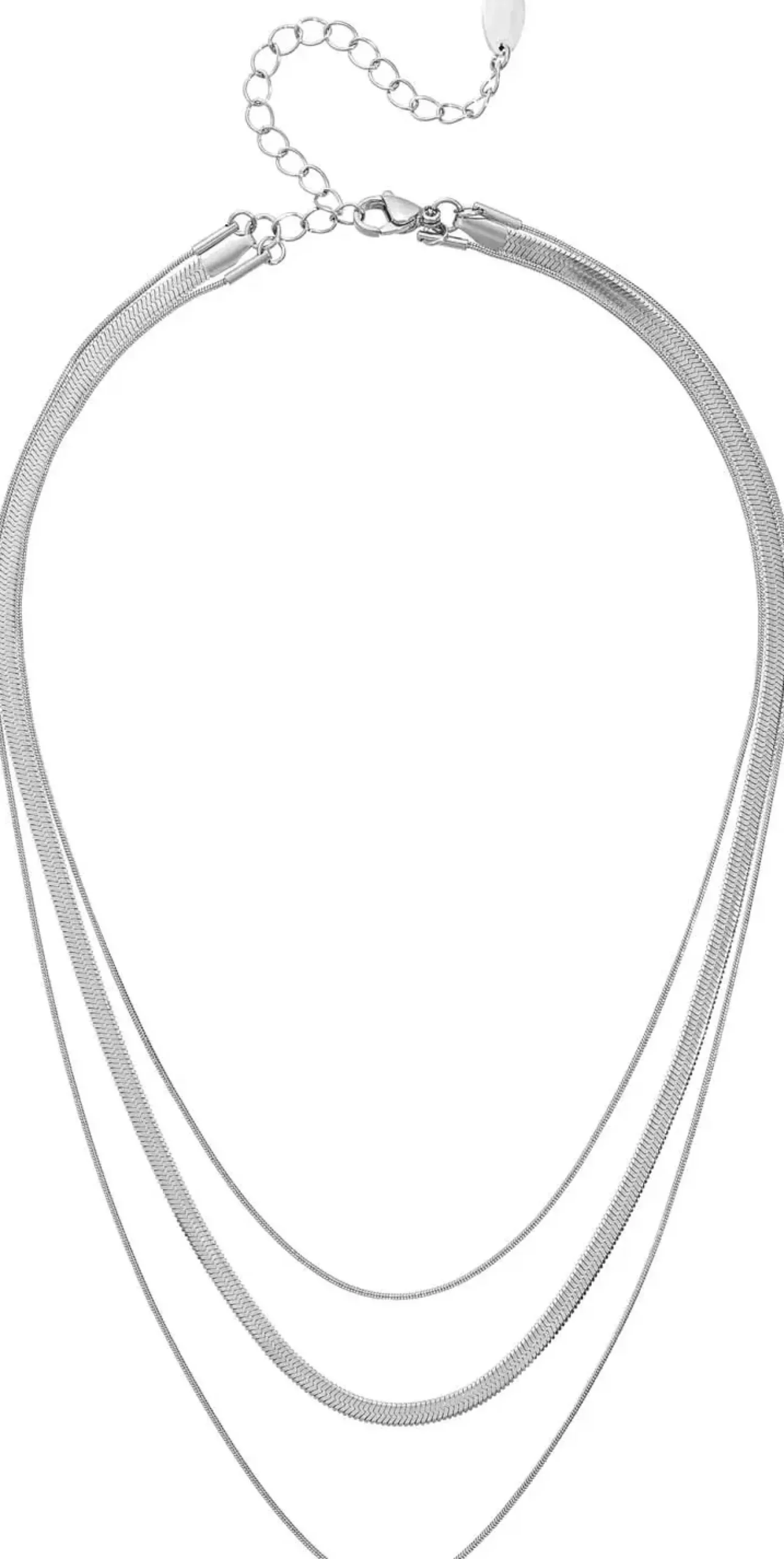 Bijou Brigitte Layering-Ketten|Edelstahlketten>Layering Kette - Classic Steel silber
