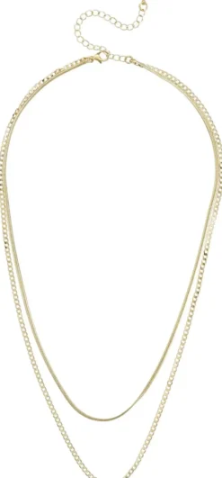 Bijou Brigitte Layering-Ketten|Basics>Layering Kette - Classy Rows gold