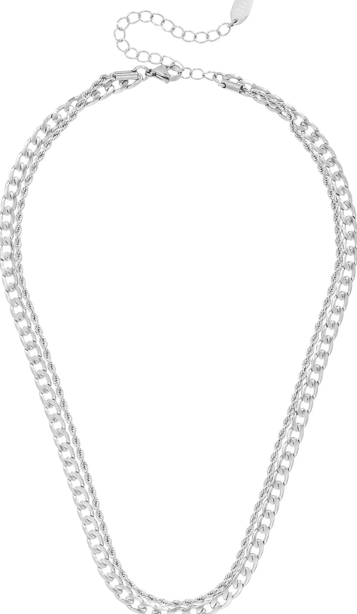 Bijou Brigitte Layering-Ketten|Edelstahlketten>Layering Kette - Daily Steel silber