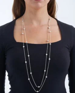 Bijou Brigitte Layering-Ketten>Layering Kette - Delicate Bling silber
