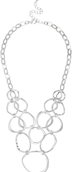 Bijou Brigitte Layering-Ketten>Layering Kette - Different Metal silber