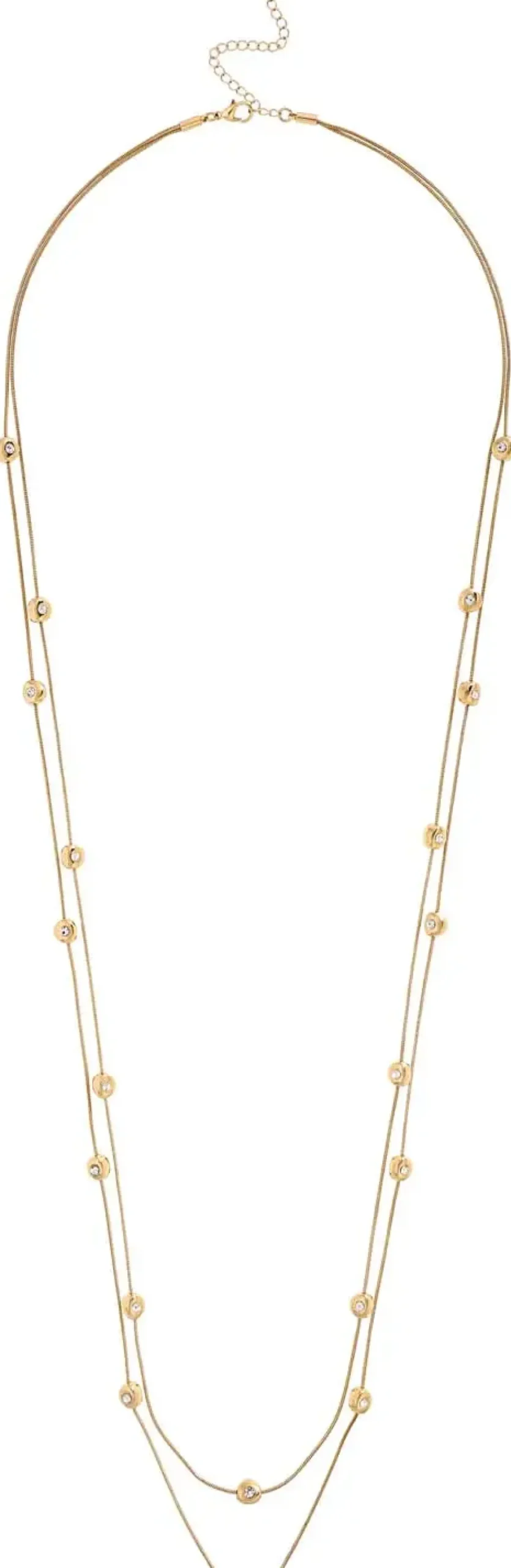 Bijou Brigitte Layering-Ketten|Ketten Gold>Layering Kette - Double Sparkle gold