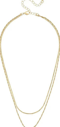 Bijou Brigitte Layering-Ketten|Basics>Layering Kette – Double Twist gold