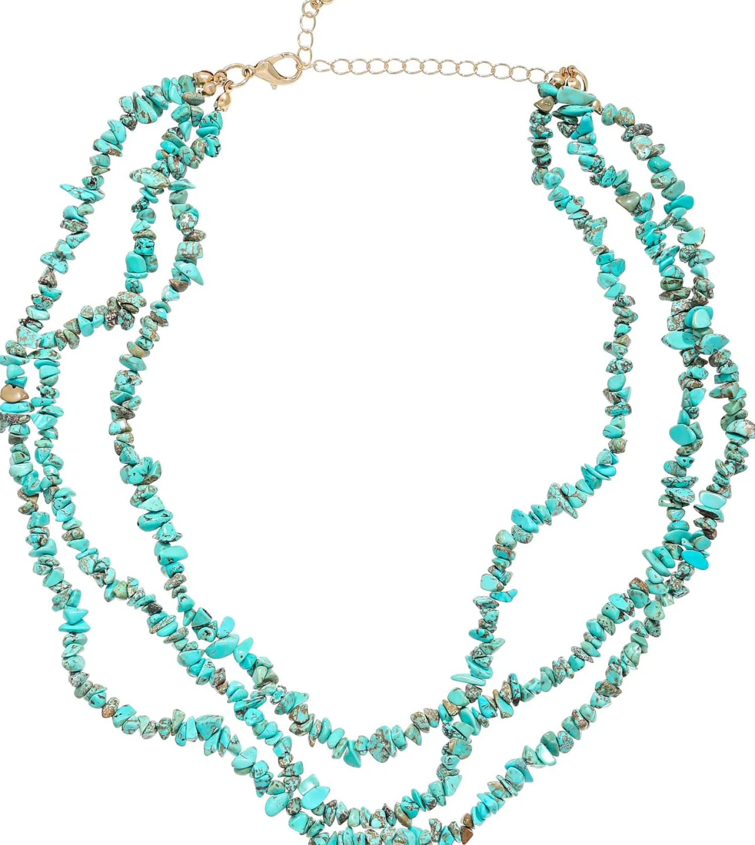 Bijou Brigitte Layering-Ketten|Statement-Ketten>Layering Kette - Edgy Turquoise türkis