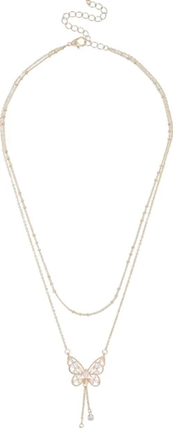 Bijou Brigitte Layering-Ketten|Ketten Gold>Layering Kette - Elegant Sparkle gold