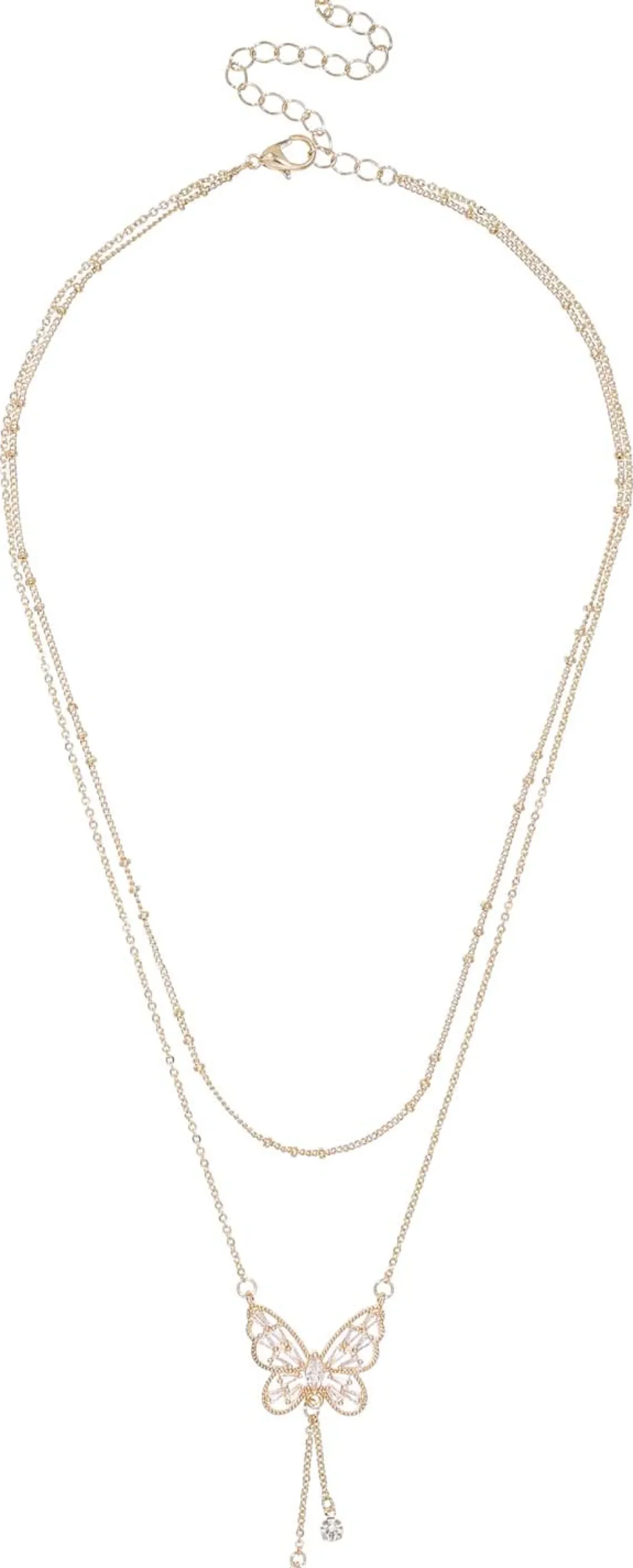 Bijou Brigitte Layering-Ketten|Ketten Gold>Layering Kette - Elegant Sparkle gold