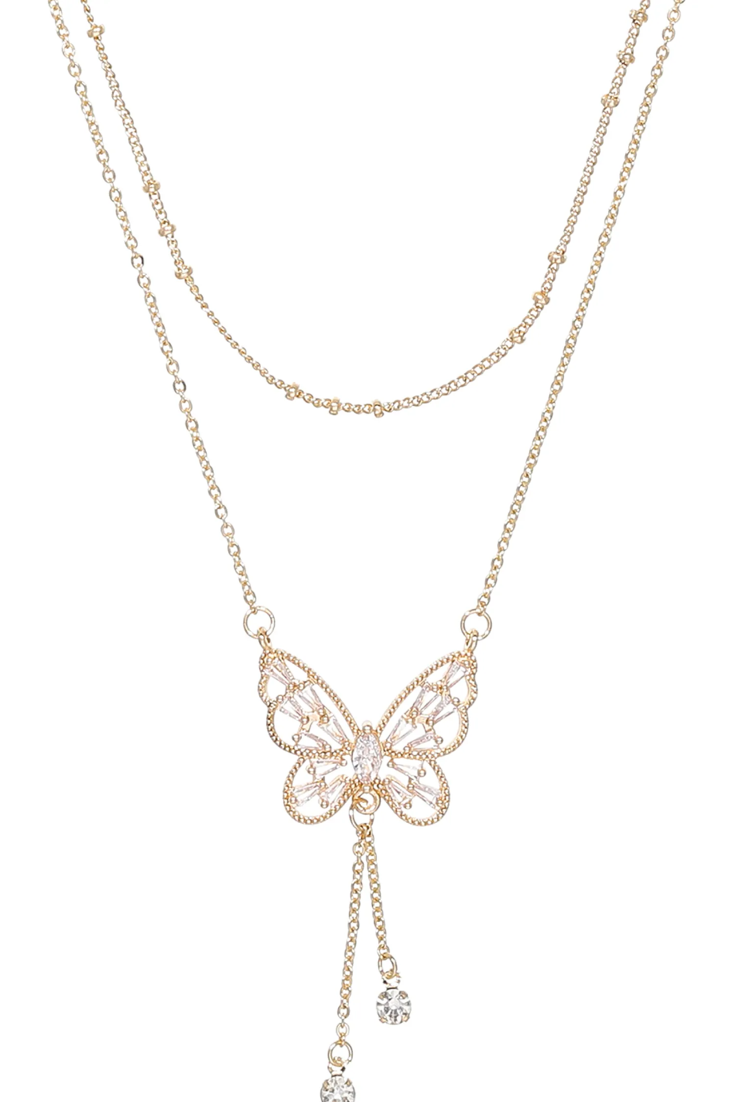 Bijou Brigitte Layering-Ketten|Ketten Gold>Layering Kette - Elegant Sparkle gold