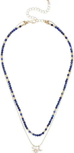 Bijou Brigitte Layering-Ketten>Layering Kette - Fine Blue