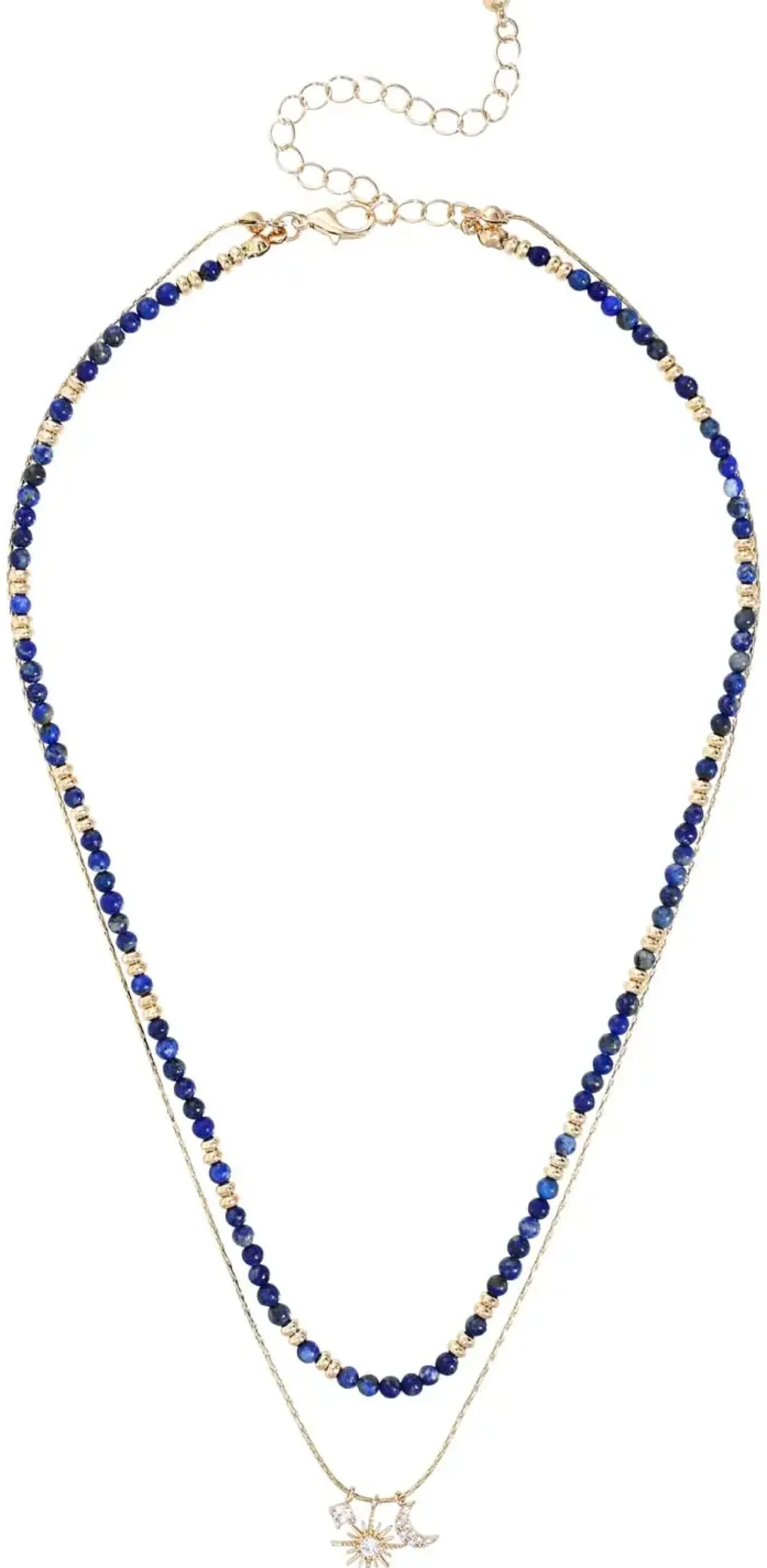 Bijou Brigitte Layering-Ketten>Layering Kette - Fine Blue