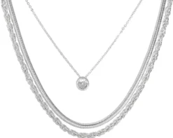 Bijou Brigitte Layering-Ketten>Layering Kette - Fine Shine silber