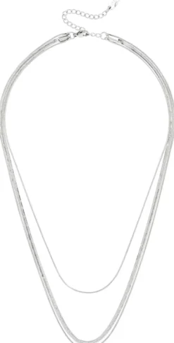 Bijou Brigitte Layering-Ketten|Edelstahlketten>Layering Kette - Fine Steel silber