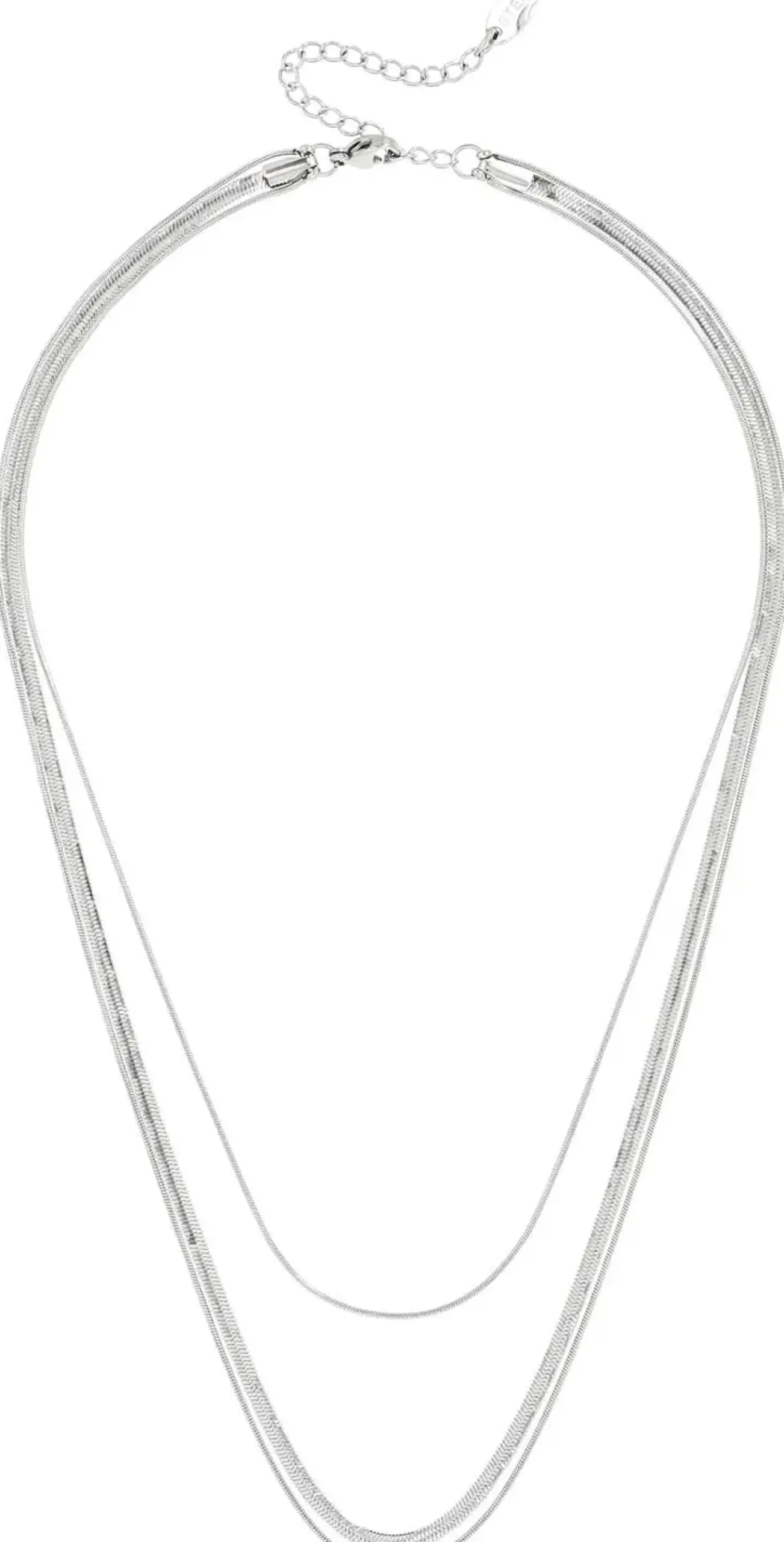 Bijou Brigitte Layering-Ketten|Edelstahlketten>Layering Kette - Fine Steel silber