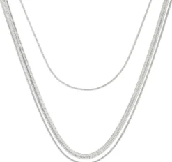Bijou Brigitte Layering-Ketten|Edelstahlketten>Layering Kette - Fine Steel silber