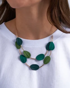 Bijou Brigitte Layering-Ketten>Layering Kette - Forest Glow grün