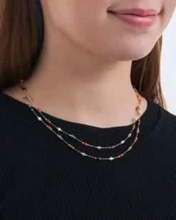 Bijou Brigitte Layering-Ketten|Ketten Gold>Layering Kette - Gemstone Harmony gold, mehrfarbig