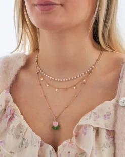 Bijou Brigitte Layering-Ketten|Ketten Gold>Layering Kette - Gleaming Tulip gold