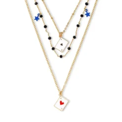 Bijou Brigitte Layering-Ketten|Ketten Gold>Layering Kette - Golden Ace gold, mehrfarbig