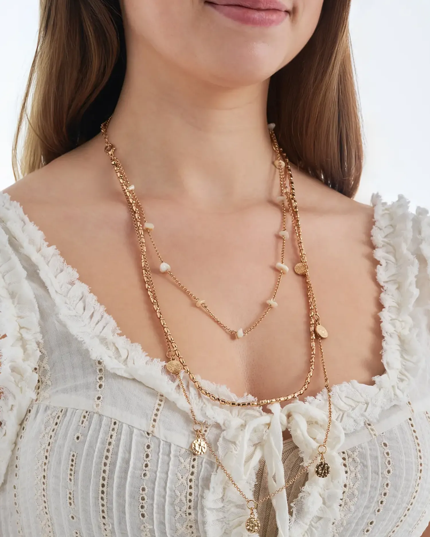Bijou Brigitte Layering-Ketten|Maritimer Schmuck>Layering Kette - en Charms gold