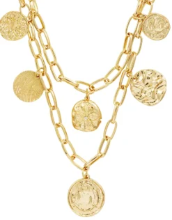 Bijou Brigitte Layering-Ketten|Ketten Gold>Layering Kette - en Coins gold
